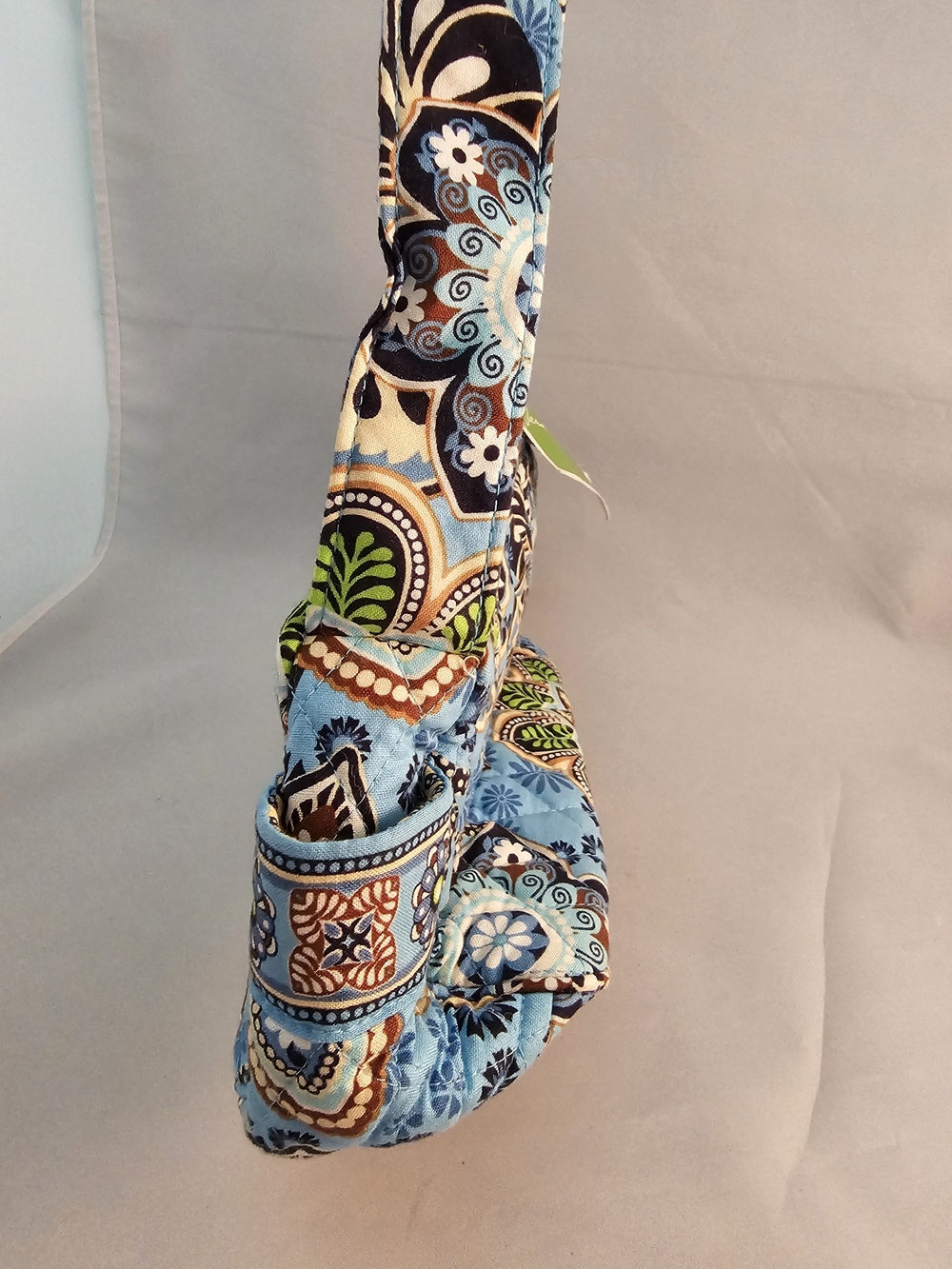 Vera Bradley Blue Paisley Small Shoulder Bag - Picture 4 of 9
